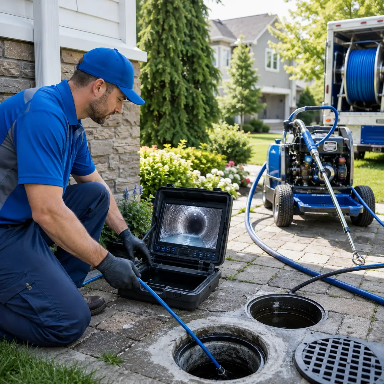 Outdoor drain cleaning professionals serving Broadway, NC